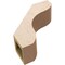 Ekena Millwork 5-inch W x 14-inch D x 14-inch H Stanfield Rough Cedar Woodgrain TimberThane Knee Brace, Primed BRCUR05X14X14STARCPR - alternate 6